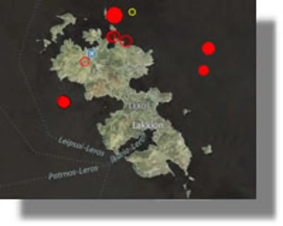 Μικρότερης έντασης σεισμικές δονήσεις στη Λέρο - Τι λέει το Αστεροσκοπείο Αθηνών