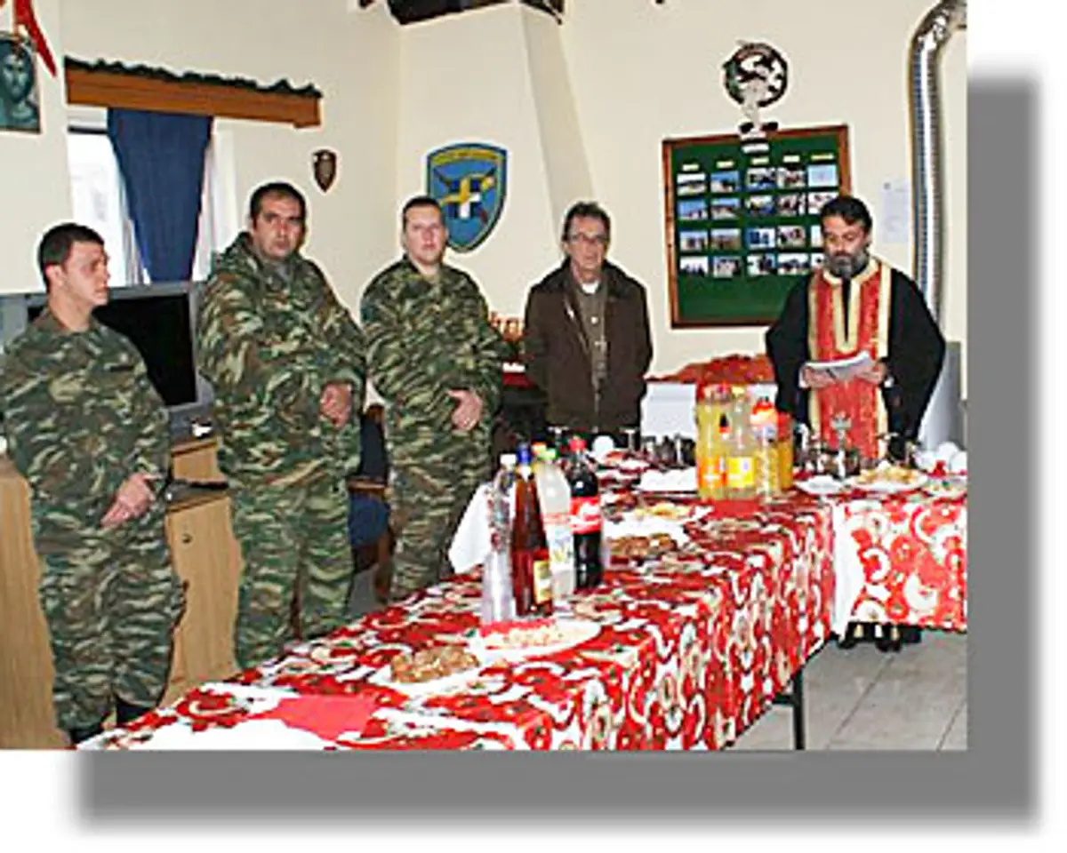 Αγιασμός στο Φυλάκιο Φαρμακονησίου