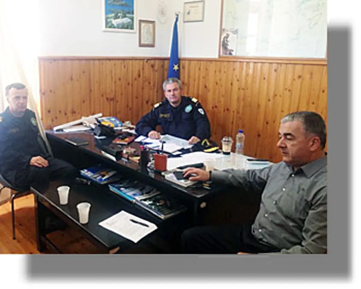 Συνάντηση Επάρχου με τον Διοικητή του Λιμενικού Σώματος Δωδεκανήσου