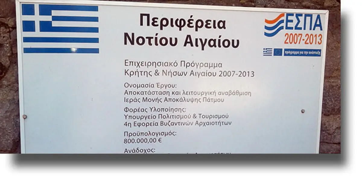 ΠΑΤΜΟΣ: Τα παρατράγουδα των εργασιών του Ιερού σπηλαίου της Αποκάλυψης