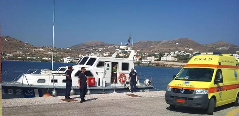 Λέρος: Διακομιδή 76χρονης στο Μαστιχάρι