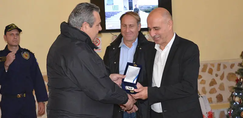 Επίσκεψη του Υπουργού Εθνικής Άμυνας στη Λέρο