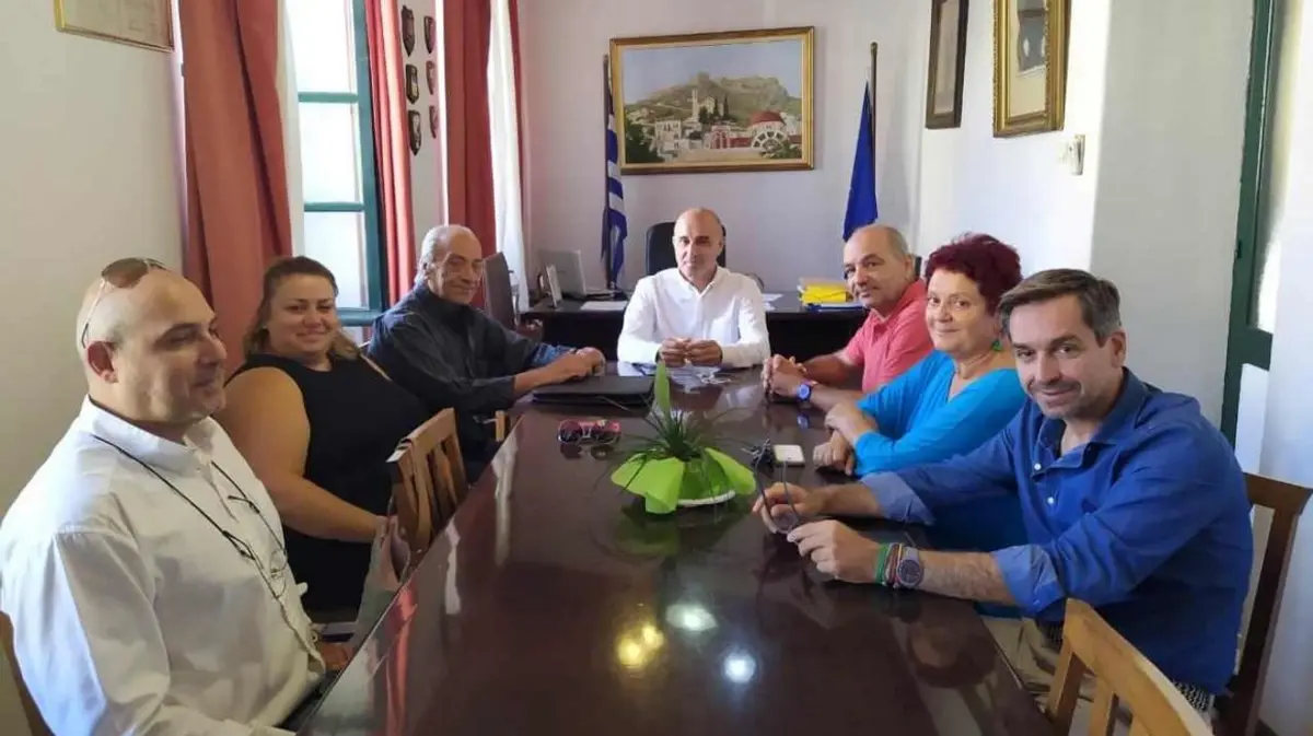 Λέρος: Συνάντηση Δημάρχου με το Δ.Σ. του Συλλόγου Εθελοντών Αιμοδοτών “Η Ζωή”