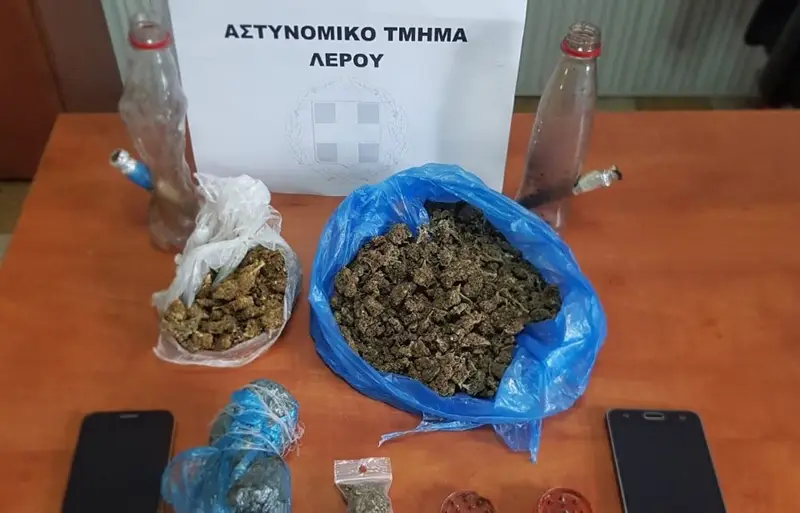 Λέρος: Σύλληψη τριών αλλοδαπών για κατοχή ναρκωτικών ουσιών