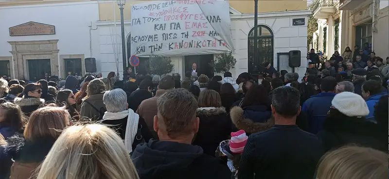Λέρος: Δυναμική κινητοποίηση για το μεταναστευτικό – Εκατοντάδες κάτοικοι βροντοφώναξαν “ΌΧΙ” σε νέες δομές φιλοξενίας