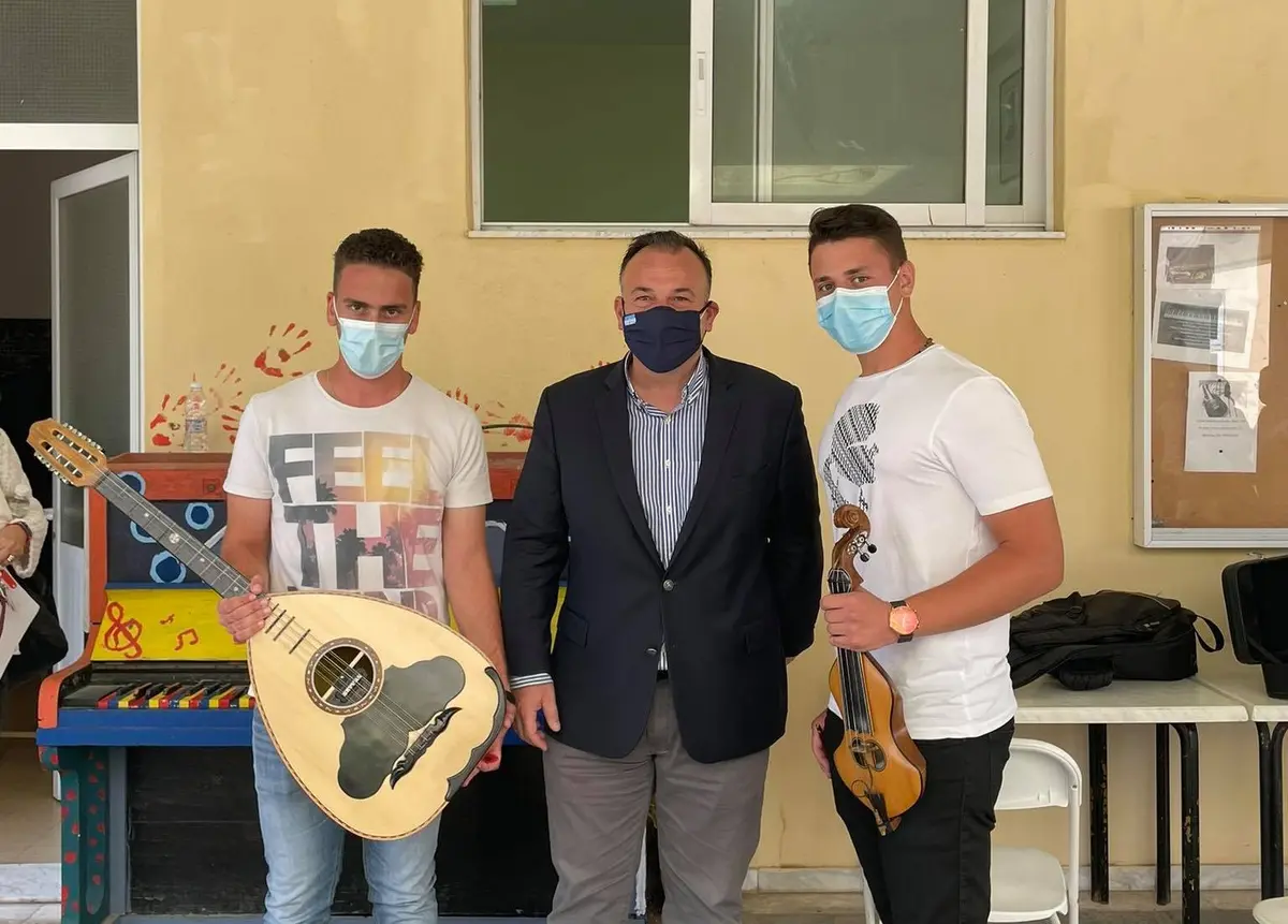 Επίσκεψη Ιωάννη Παππά στο Μουσικό Σχολείο. Εξασφάλισε πόρους για την αναβάθμιση των υποδομών