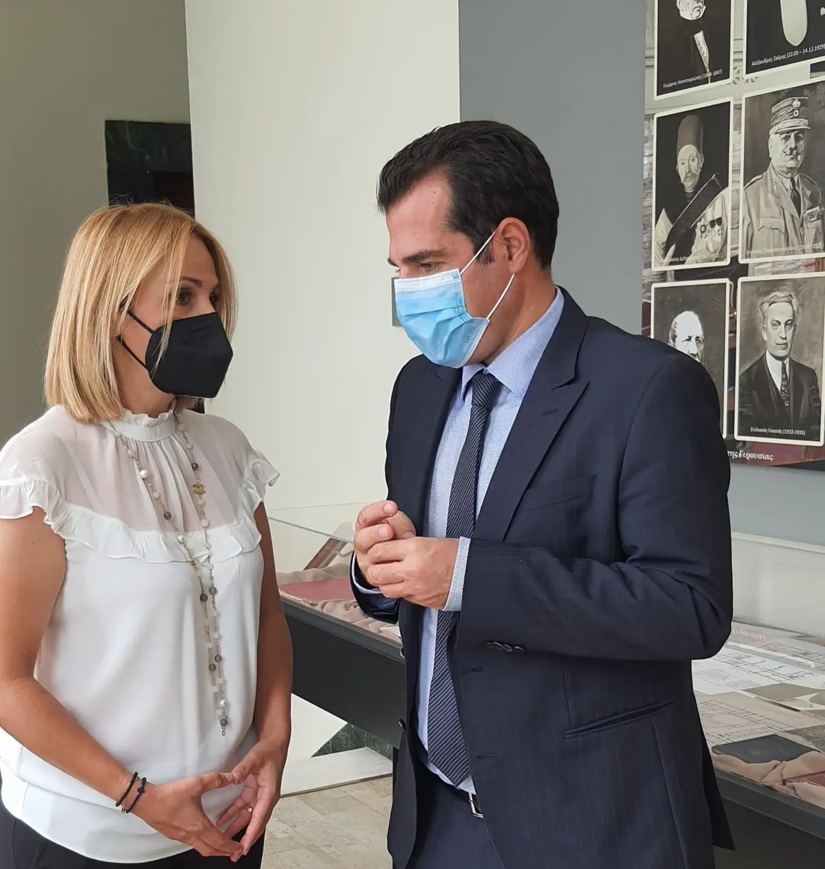 Συνάντηση Μίκας Ιατρίδη με τον Υπουργό Υγείας Θάνο Πλεύρη