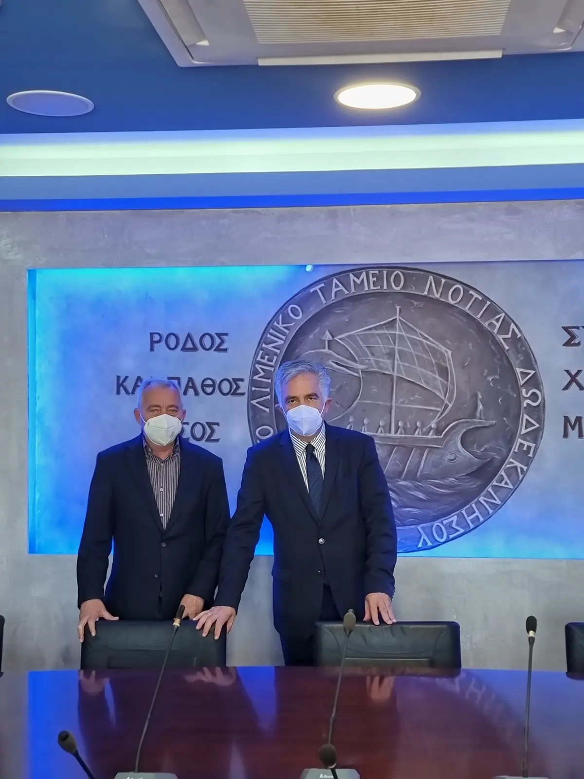 Ο Κοσμήτορας της Βουλής και Βουλευτής Δωδεκανήσου Βασίλης Α. Υψηλάντης στο Λιμενικό Ταμείο Ν. Δωδεκανήσου και το Τελωνείο Ρόδου