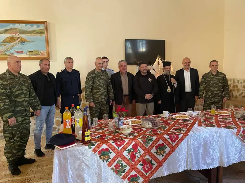 Επίσκεψη του Υφυπουργού Εθνικής Άμυνας στη Λέρο