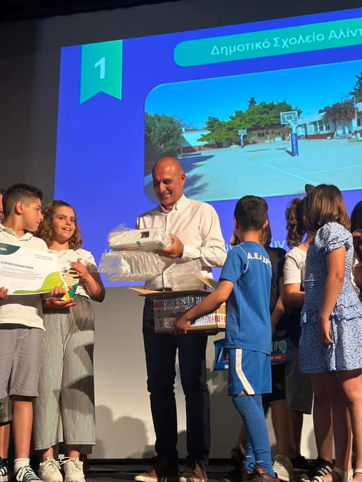 Λέρος: Η εκδήλωση βράβευσης των σχολείων για τη συμμετοχή τους στον Σχολικό Μαραθώνιο Ανακύκλωσης