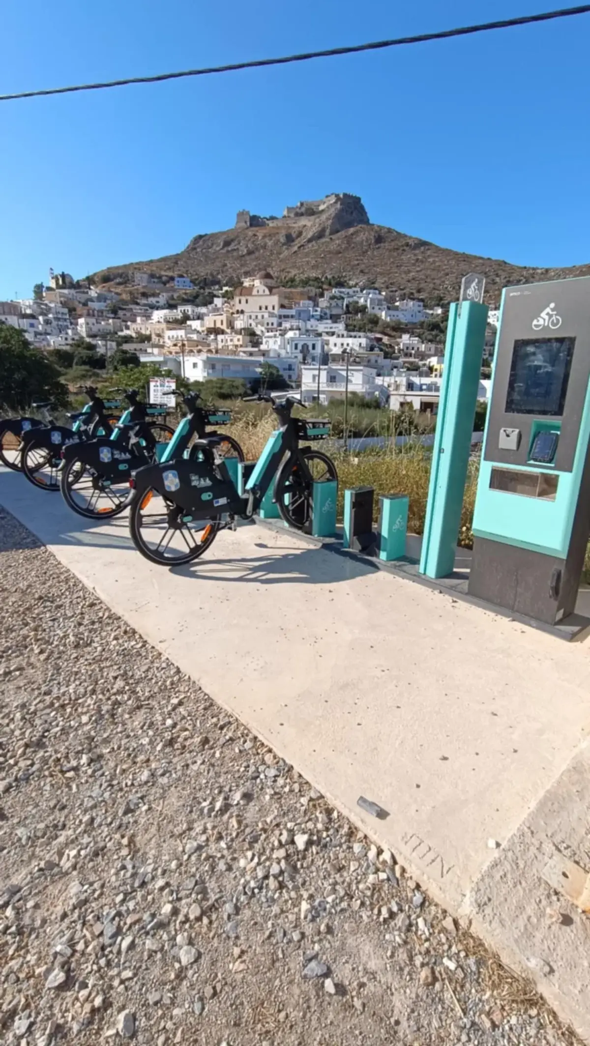 Leros Municipality begins installation of Public E-Bikes
