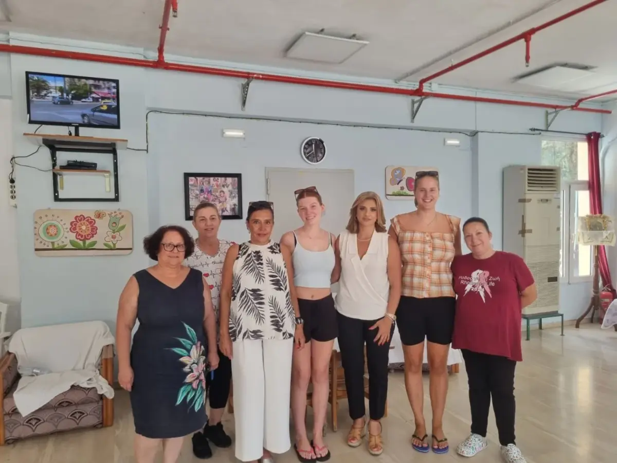 Επίσκεψη της Κατερίνας Εμμανουήλ στο Παράρτημα ΑΜΕΑ – Δομή Ανηλίκων Αγίου Ανδρέα Ρόδου