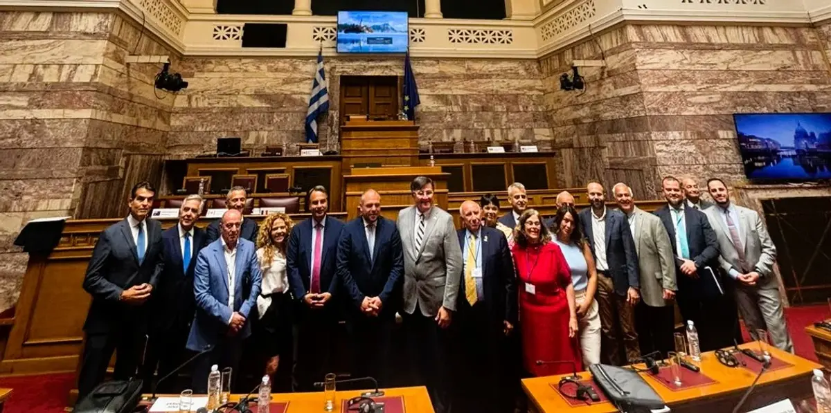 Ο Κοσμήτορας της Βουλής και Βουλευτής Δωδεκανήσου Βασίλης Α. Υψηλάντης στη 15η Γενική Συνέλευση της Παγκόσμιας Διακοινοβουλευτικής Ένωσης Ελληνισμού (ΠΑ.Δ.Ε.Ε.)