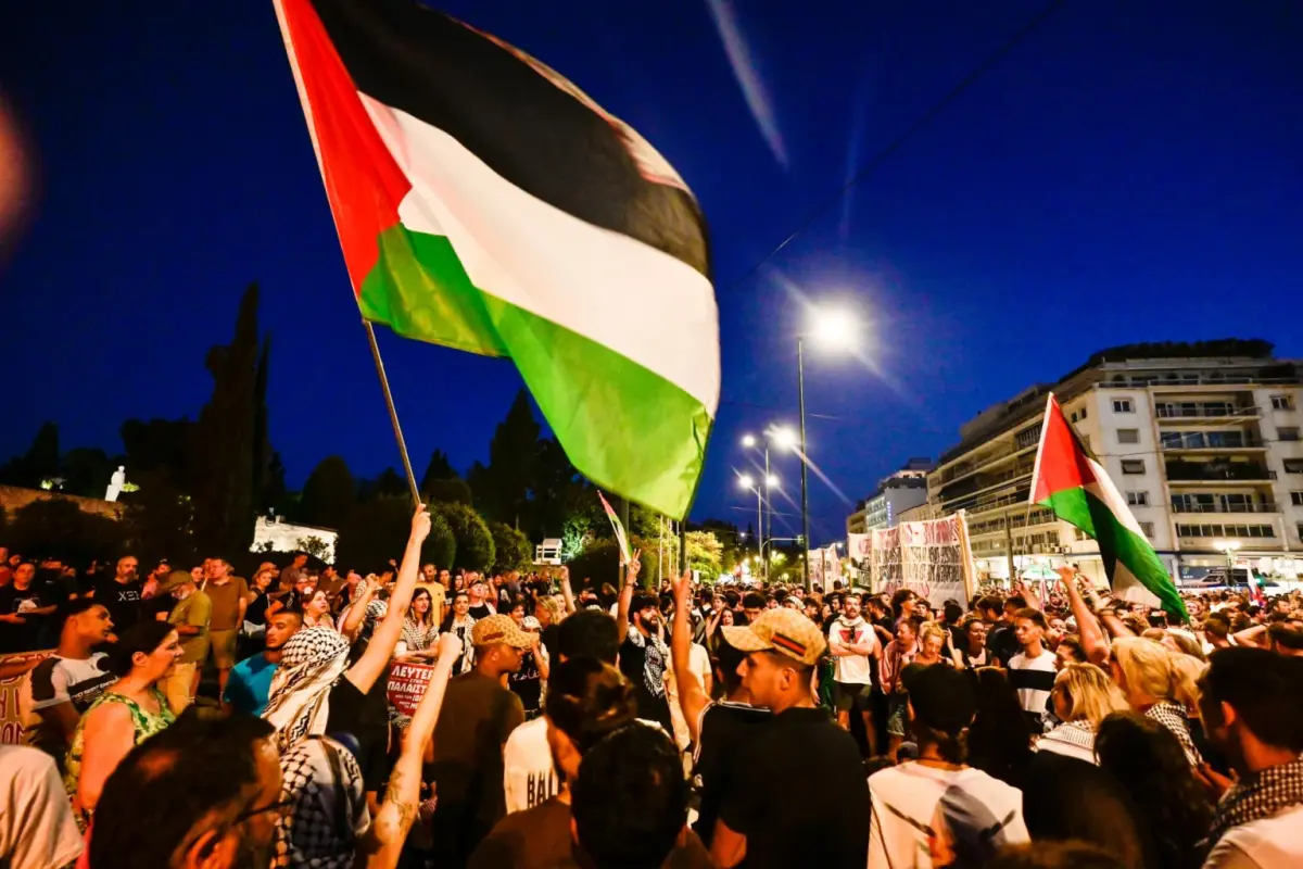 Κινητοποιήσεις σε όλη την Ελλάδα υπέρ της Παλαιστίνης