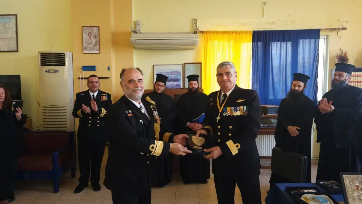 Λέρος: Αλλαγή διοίκησης στην ΥΝΤΕΛ με τιμή και αναγνώριση στον Αρχιπλοίαρχο Συρόπουλο
