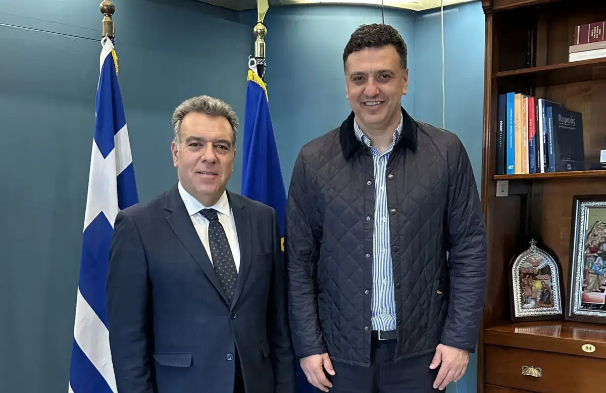 Συνάντηση Μάνου Κόνσολα με τον Υπουργό Ναυτιλίας, κ. Κικίλια και το Γ.Γ. κ. Κυριαζόπουλο