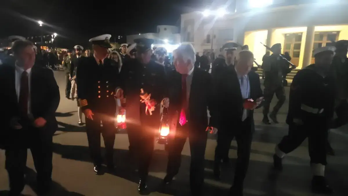 Η άφιξη του Αγίου Φωτός στη Λέρο