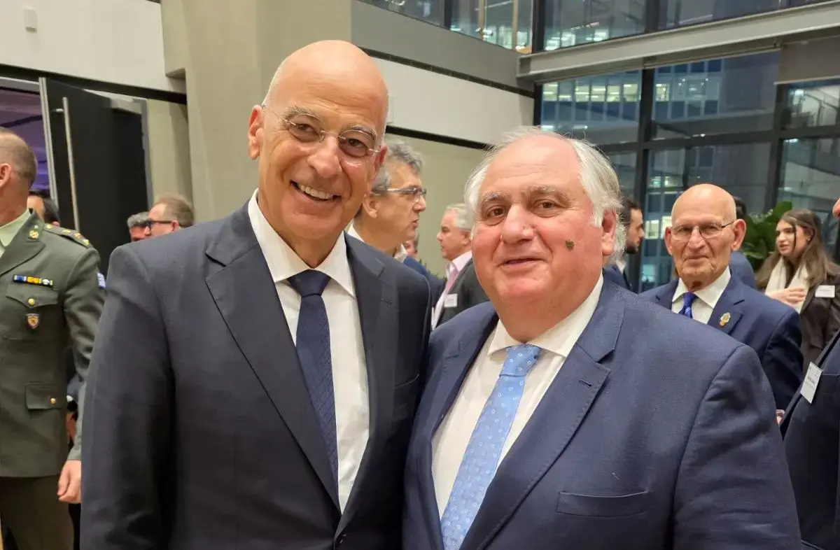 Συνάντηση του Γιώργου Παυλή με τον Νίκο Δένδια στην Αυστραλία