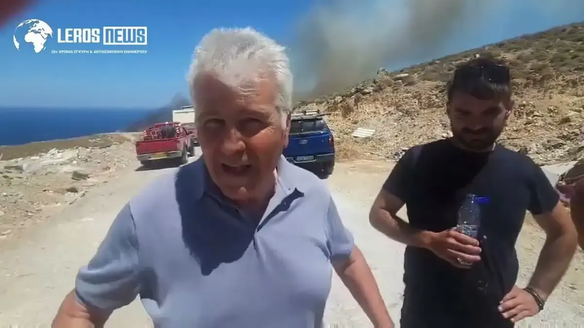 Δήμαρχος Λέρου για πυρκαγιά: “Δεν υπάρχει φόβος επέκτασης σε οικισμό – Άψογος ο συντονισμός των υπηρεσιών”