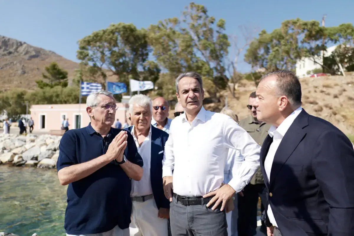 Μητσοτάκης από Λέρο: Οι ακρίτες είχαν πονέσει από την πολιτική ανοικτών συνόρων, αντιμετωπίσαμε τη μάστιγα του μεταναστευτικού