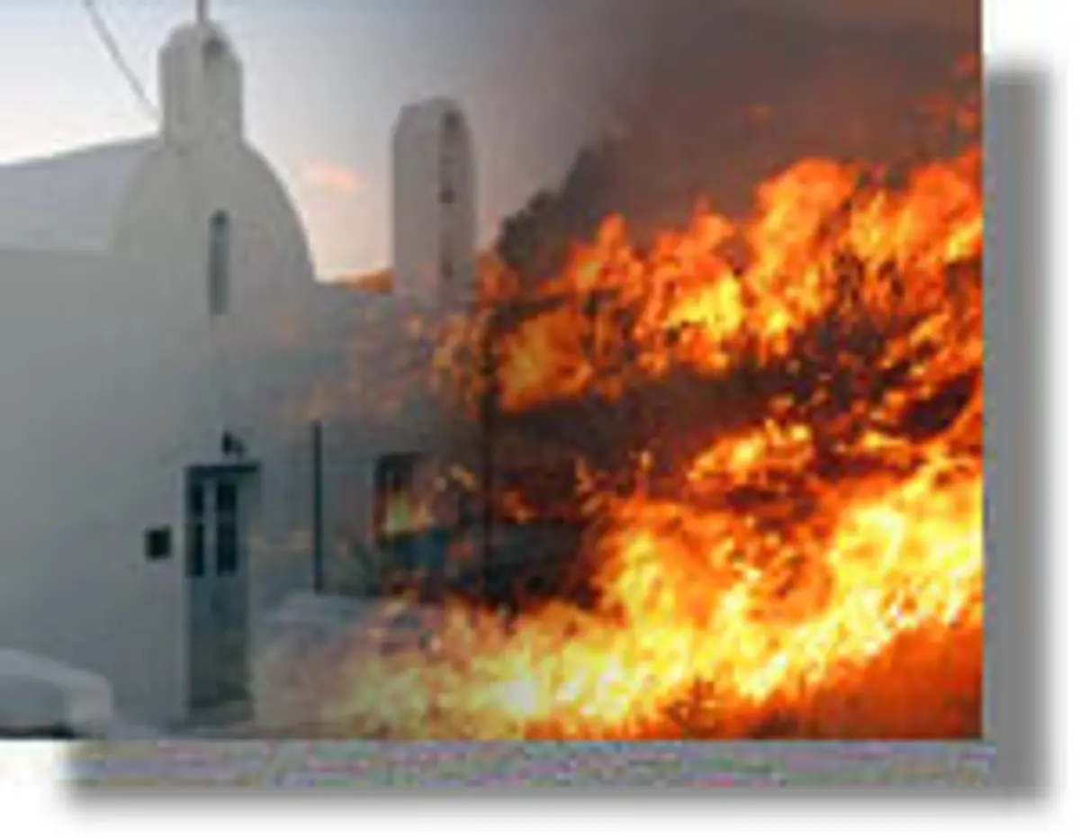 Μεγάλη πυρκαγιά μαίνεται στην περιοχή της Αγ. Κιουράς στο Παρθένι Λέρου!