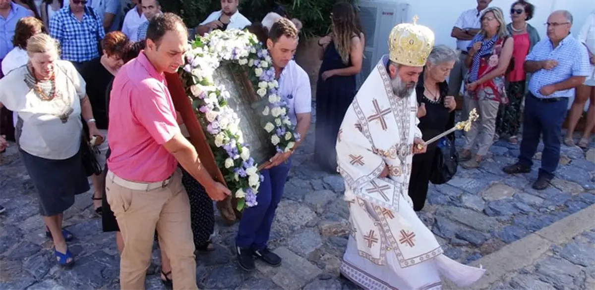 ΛΕΡΟΣ: Με λαμπρότητα ο εορτασμός της Κοιμήσεως της Θεοτόκου