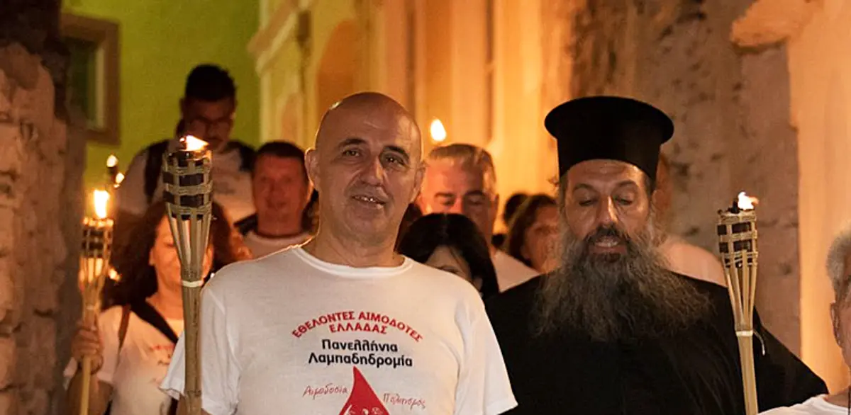 ΛΕΡΟΣ: Συμμετοχή Δημάρχου στη 16η Λαμπαδηδρομία Εθελοντών Αιμοδοτών