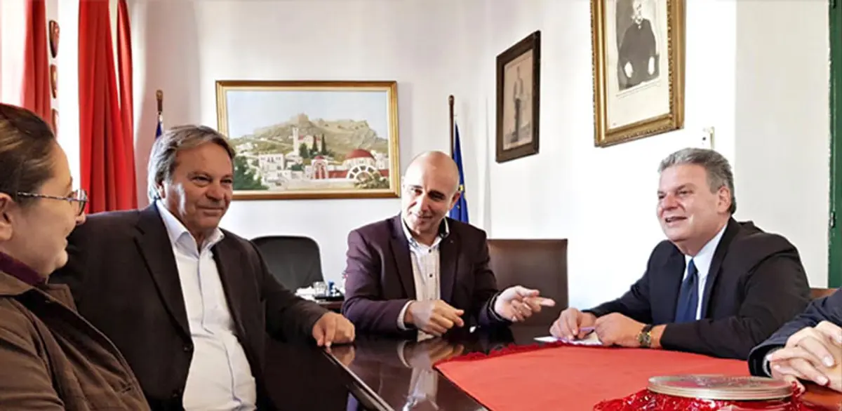 Επίσκεψη του Υποψήφιου Περιφερειάρχη κ Μανώλη Γλυνού στην Λέρο