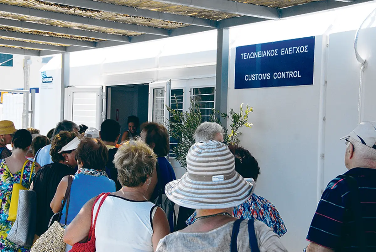 Λέρος: Ξεκίνησε η λειτουργία της Πύλης Εισόδου – Εξόδου στην Αγ. Μαρίνα