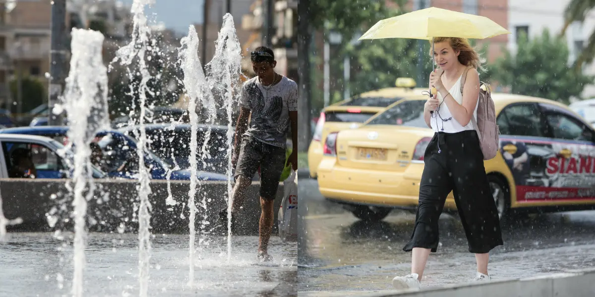 Καιρός: Νέα πτώση της θερμοκρασίας με τοπικές βροχές και καταιγίδες