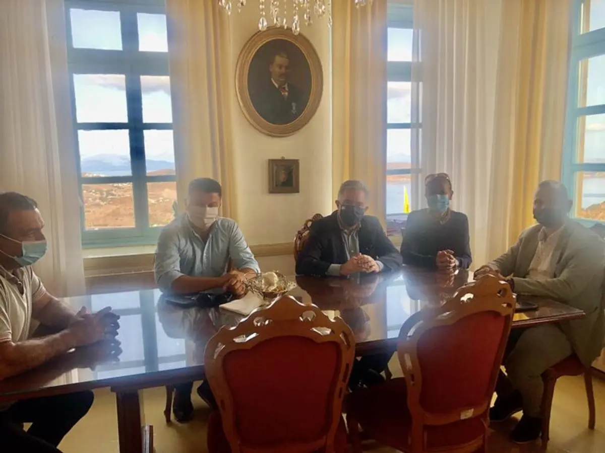 Επίσκεψη του Βουλευτή Δωδεκανήσου Βασ. Υψηλάντη στην Πάτμο και Κάλυμνο