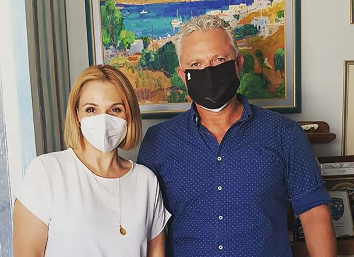 Επίσκεψη Μίκας Ιατρίδη στους Λειψούς