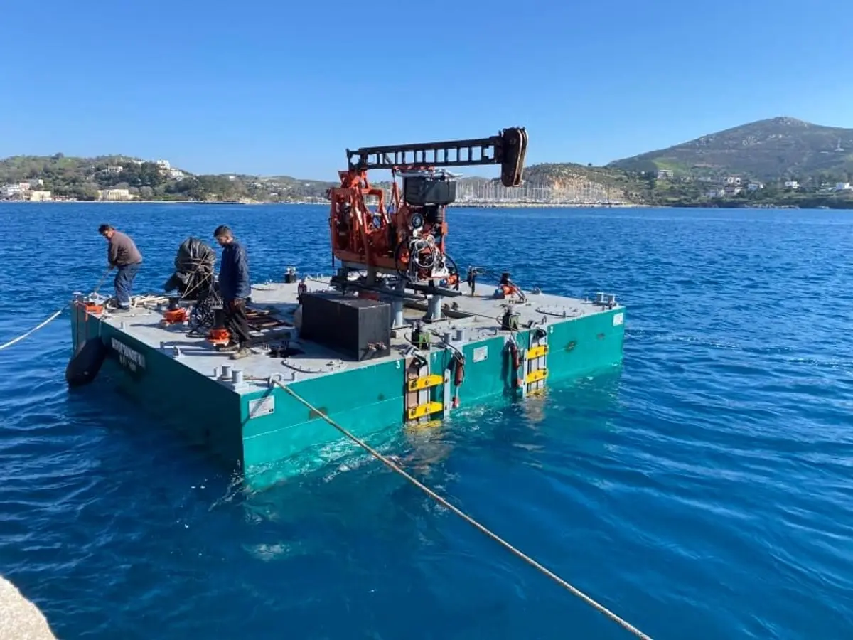 Λέρος: Ολοκληρώθηκαν οι Γεωφυσικές δοκιμασίες βυθομέτρησης με γεωτρύπανο σε λιμάνια του νησιού