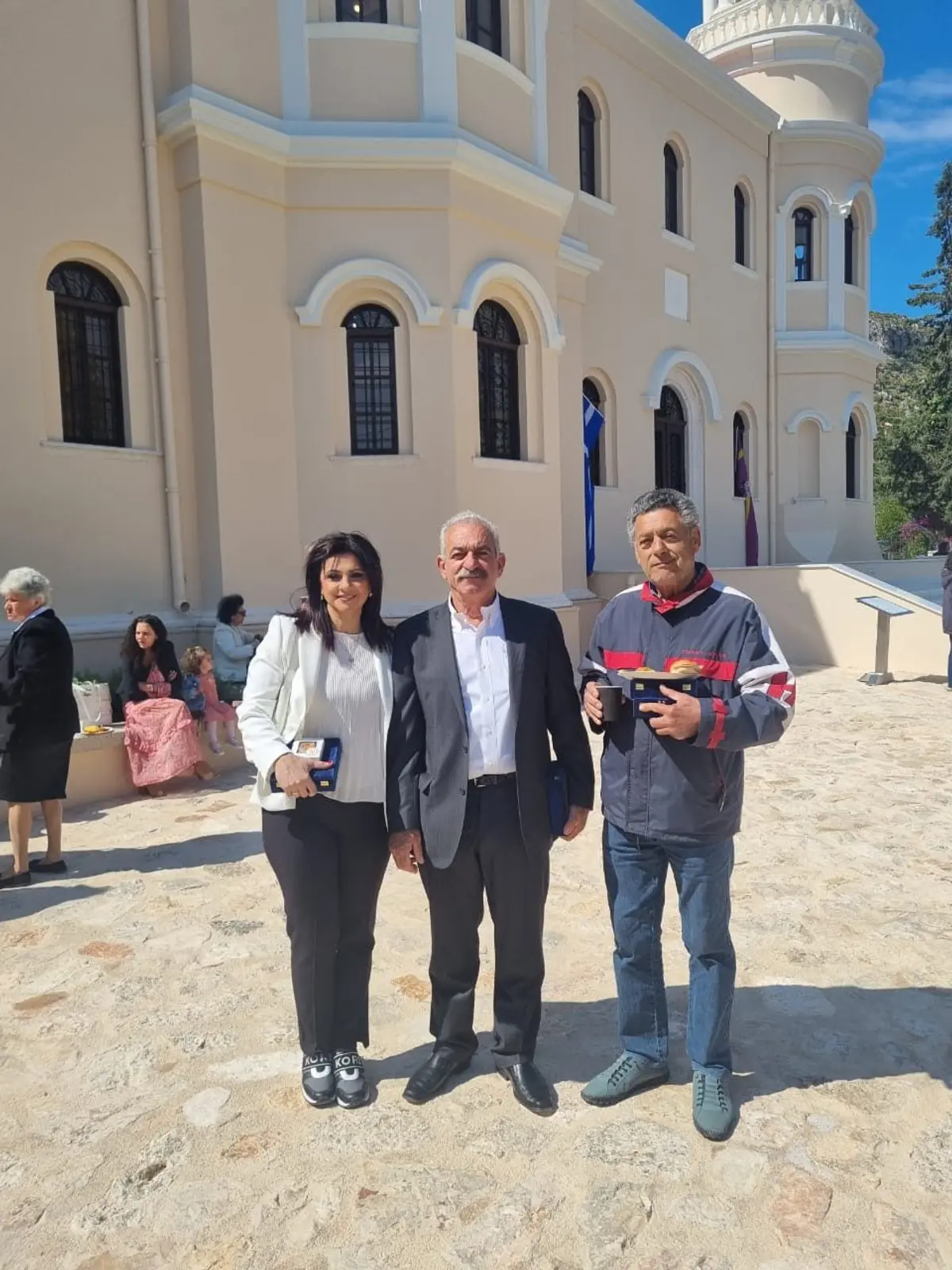 Στο ακριτικό Καστελόριζο η Κατερίνα Εμμανουήλ για τα εγκαίνια του Ι.Ν. Αγίου Γεωργίου (Σαντραπέ), το διήμερο 28 και 29 Απριλίου.