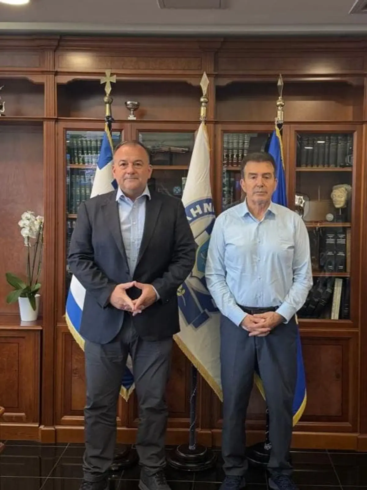 Σύσκεψη Γιάννη Παππά στο Υπουργείο Προστασίας του πολίτη για ζητήματα ασφάλειας στα Δωδεκάνησα