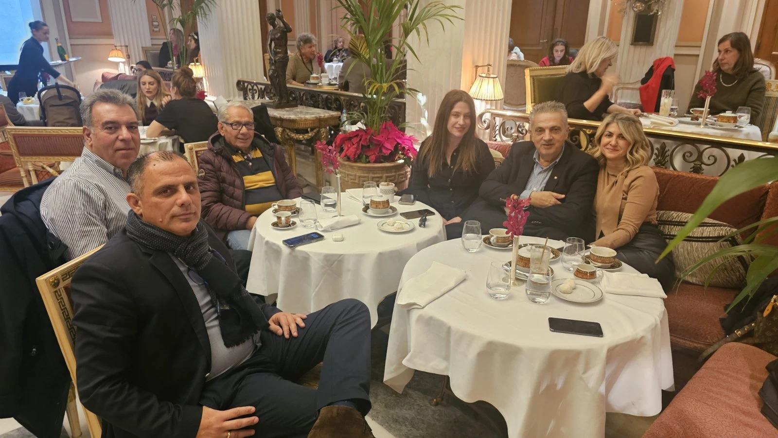 Από αριστερά -> Θ. Ασβεστάς, Μ. Κόνσολας, Ε. Ασβεστάς, Α. Ασπράκης