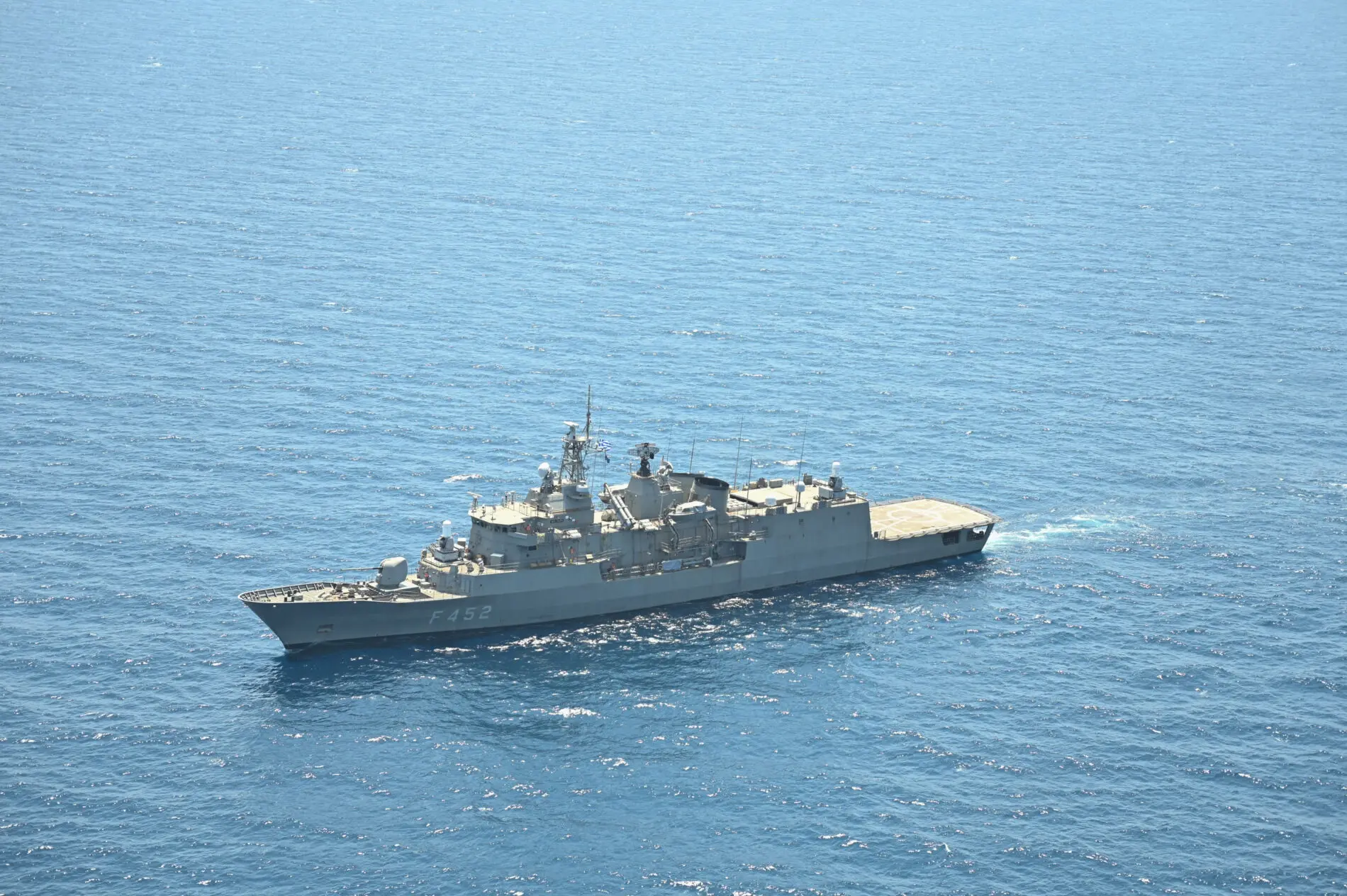Η φρεγάτα Ύδρα (MEKO 200 ΗΝ) / Φωτο: Υπ Άμυνας