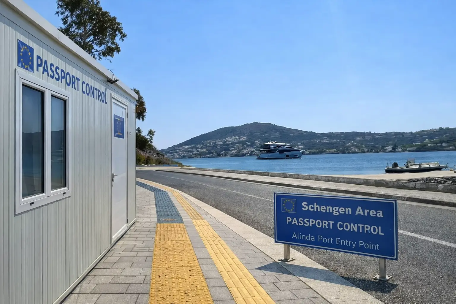 Λέρος: Στο αγκυροβόλιο Αλίντων η νέα Πύλη Εισόδου - Εξόδου Σένγκεν