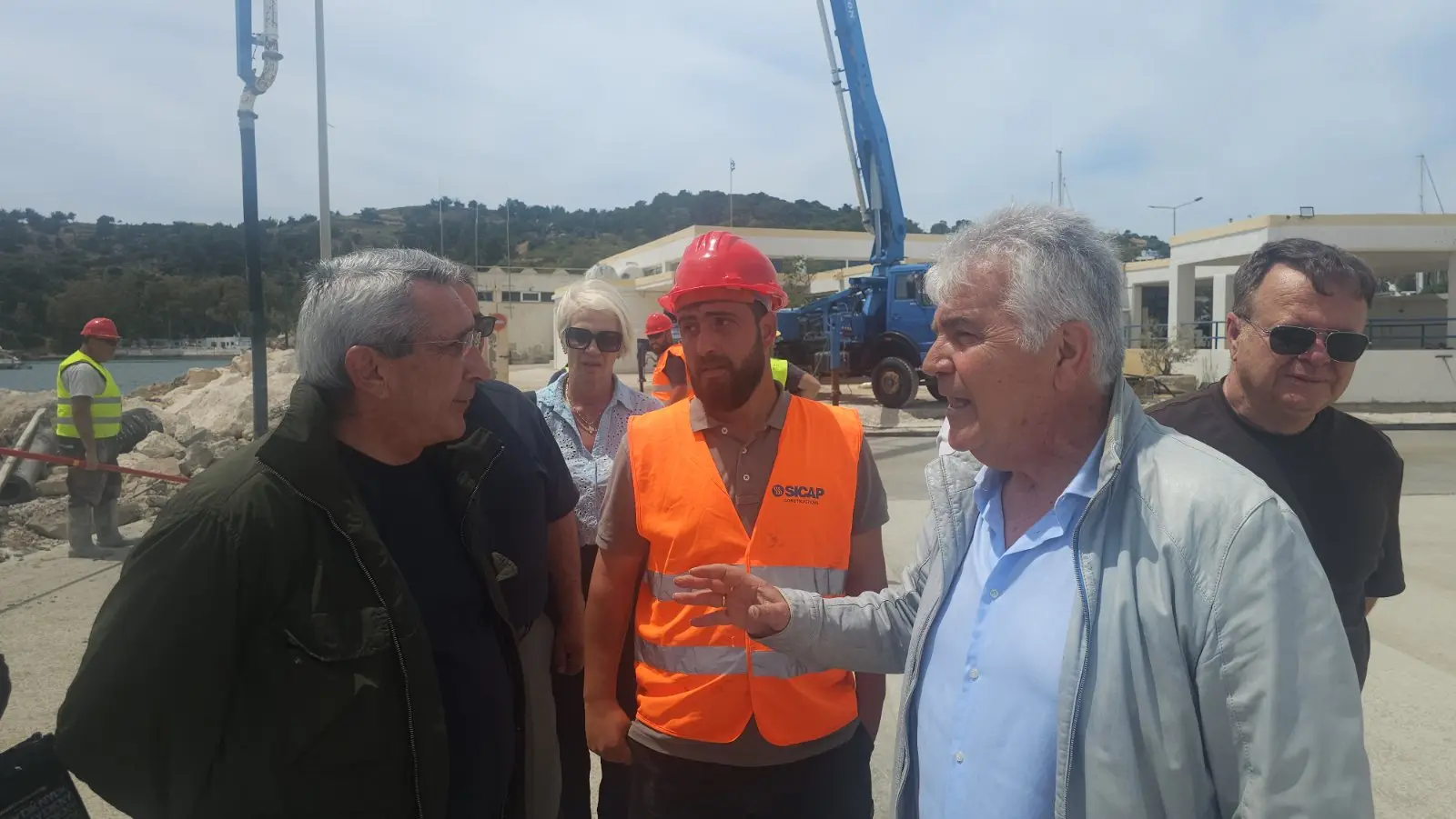 Λέρος: Αυτοψία Περιφερειάρχη - Δημάρχου στα υπό εξέλιξη έργα