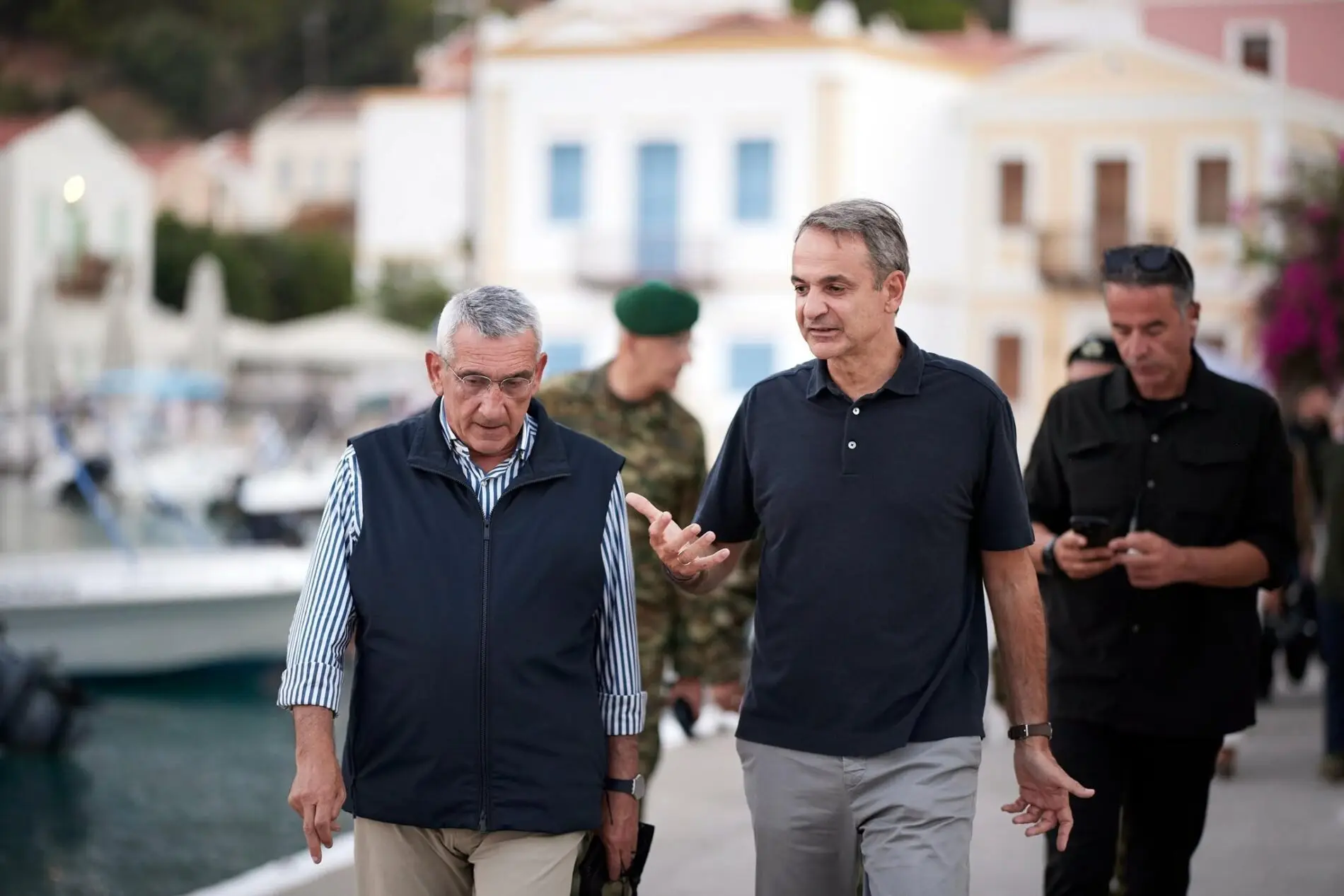 Στο Καστελλόριζο ο Μητσοτάκης για την 83η επέτειο Απελευθέρωσης