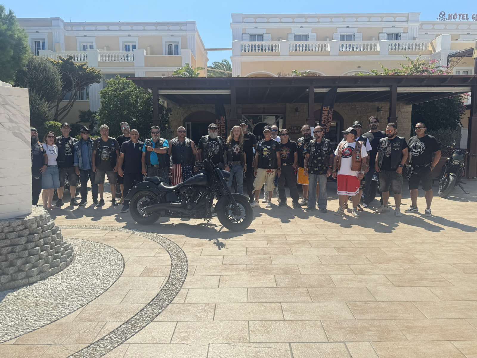 Λέρος: Ξεχωριστές εικόνες από την άφιξη της Harley Davidson Club Hellas