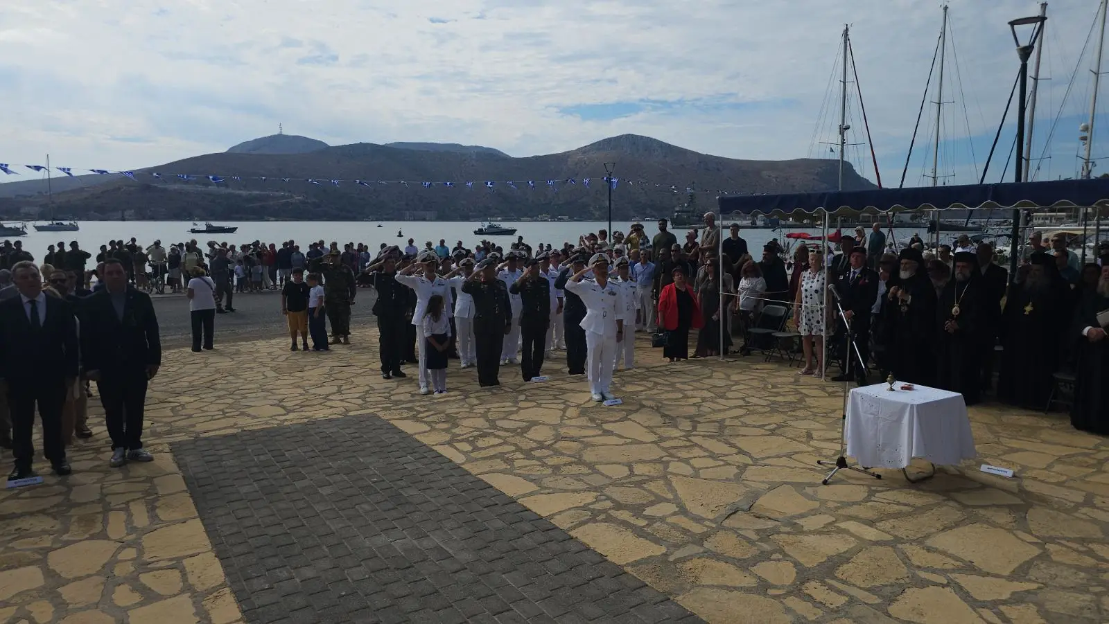 Λέρος: 83 χρόνια από τη βύθιση του «Βασίλισσα Όλγα» - Τίμησαν τους πεσόντες στο Λακκί