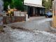 Πλημμύρισαν οι δρόμοι της Λέρου από τη δυνατή βροχόπτωση 