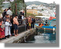 Ο αγιασμός των υδάτων στη Λέρο [ΦΩΤΟ]