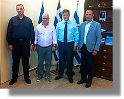 Σημαντικές συναντήσεις του δημάρχου Λέρου για την ανάπτυξη και την προώθηση έργων