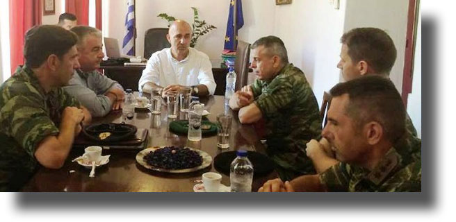Στη Λέρο ο επιθεωρητής Στρατού