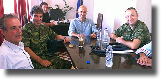 ΛΕΡΟΣ: Συνάντηση Δημάρχου με τον Διοικητή της 80 ΑΔΤΕ
