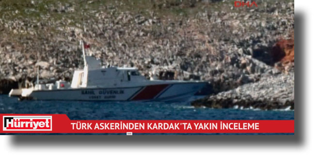 Hurriyet: Tουρκικό σκάφος του λιμενικού «έδεσε» στα Ίμια