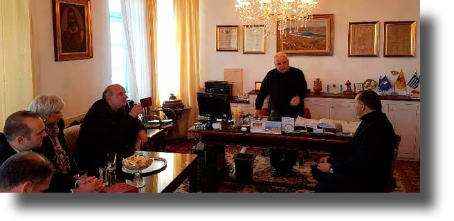 Επίσκεψη κλιμακίου ΝΟ.Δ.Ε. Δωδεκανήσου στην Πάτμο