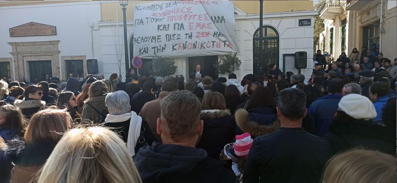 Λέρος: Δυναμική κινητοποίηση για το μεταναστευτικό – Εκατοντάδες κάτοικοι βροντοφώναξαν “ΌΧΙ” σε νέες δομές φιλοξενίας